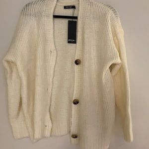 Oversized Button Up Cardigan